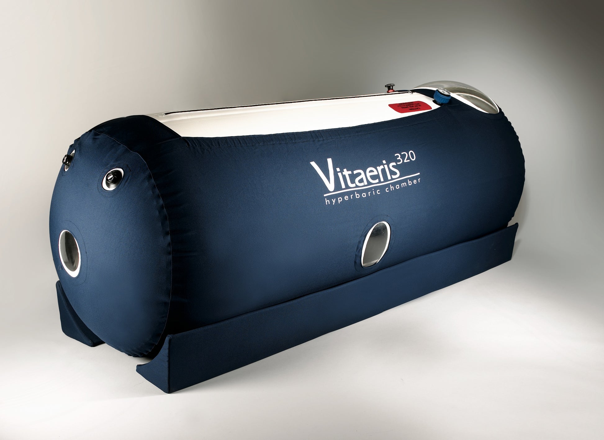 Vitaeris320® portable hyperbaric chamber, 32-inch diameter, fits up to two adults.