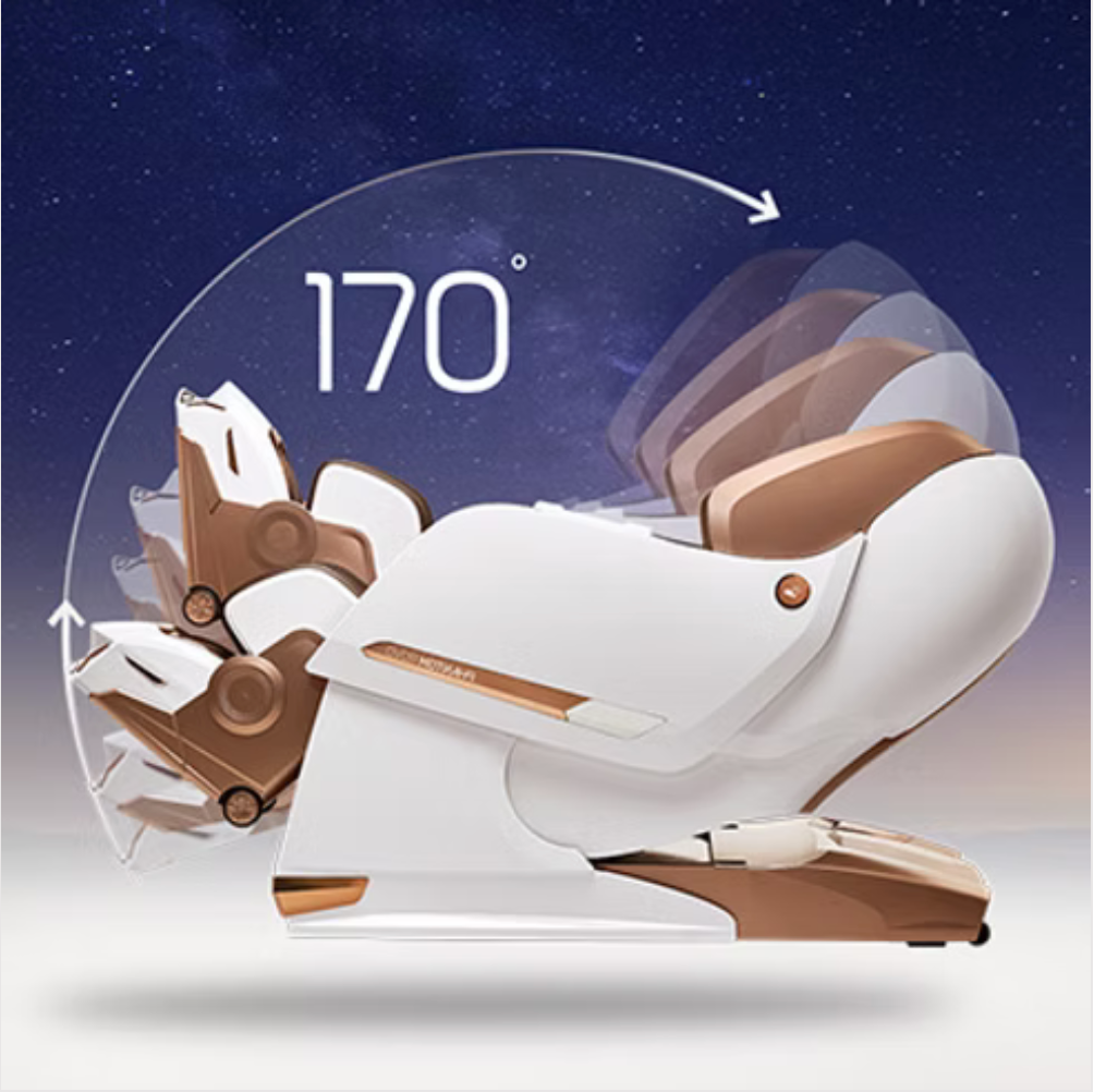 "Phantom Rovo 4D massage chair with zero gravity recline and smart controls"