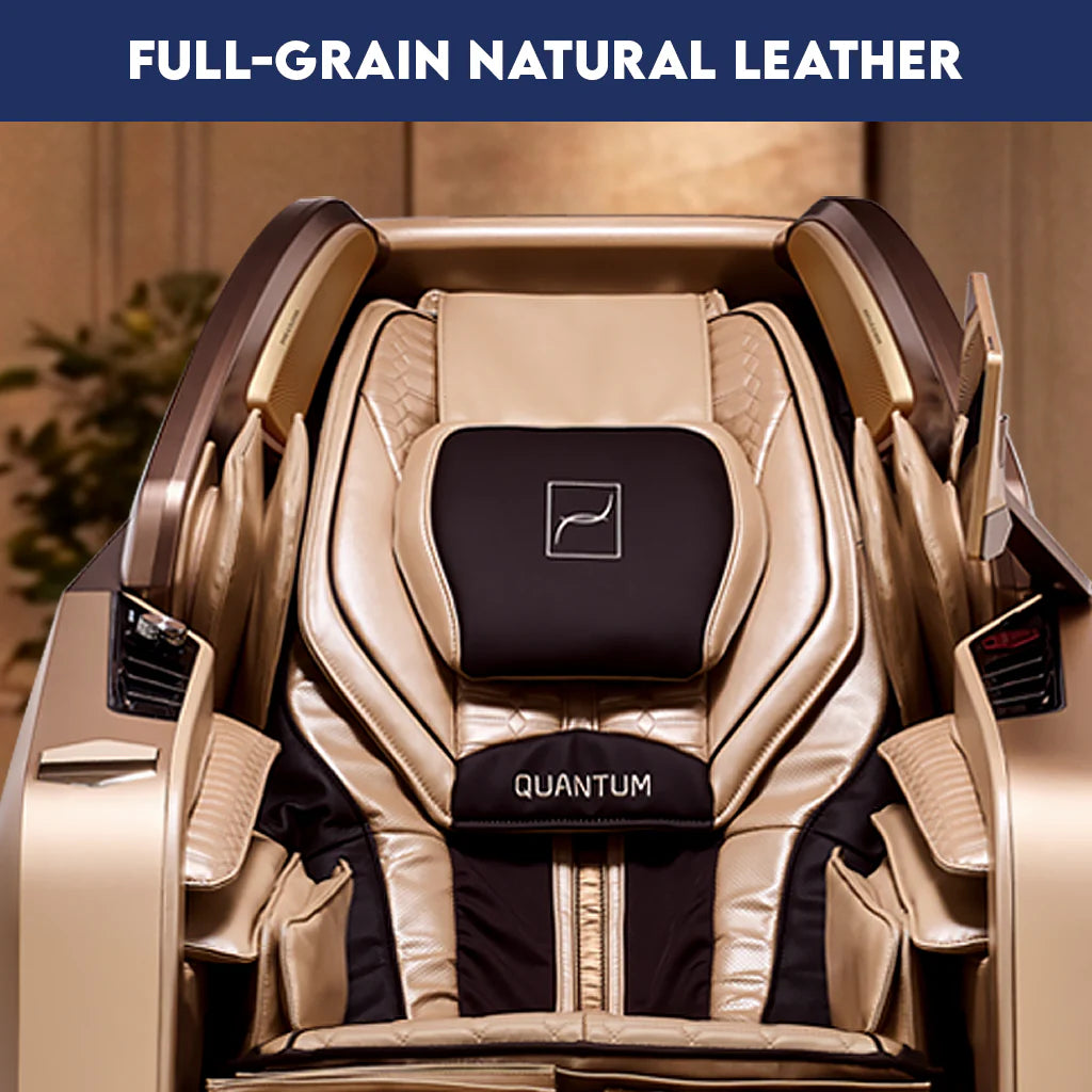 Zerava Quantum premium natural leather texture close up