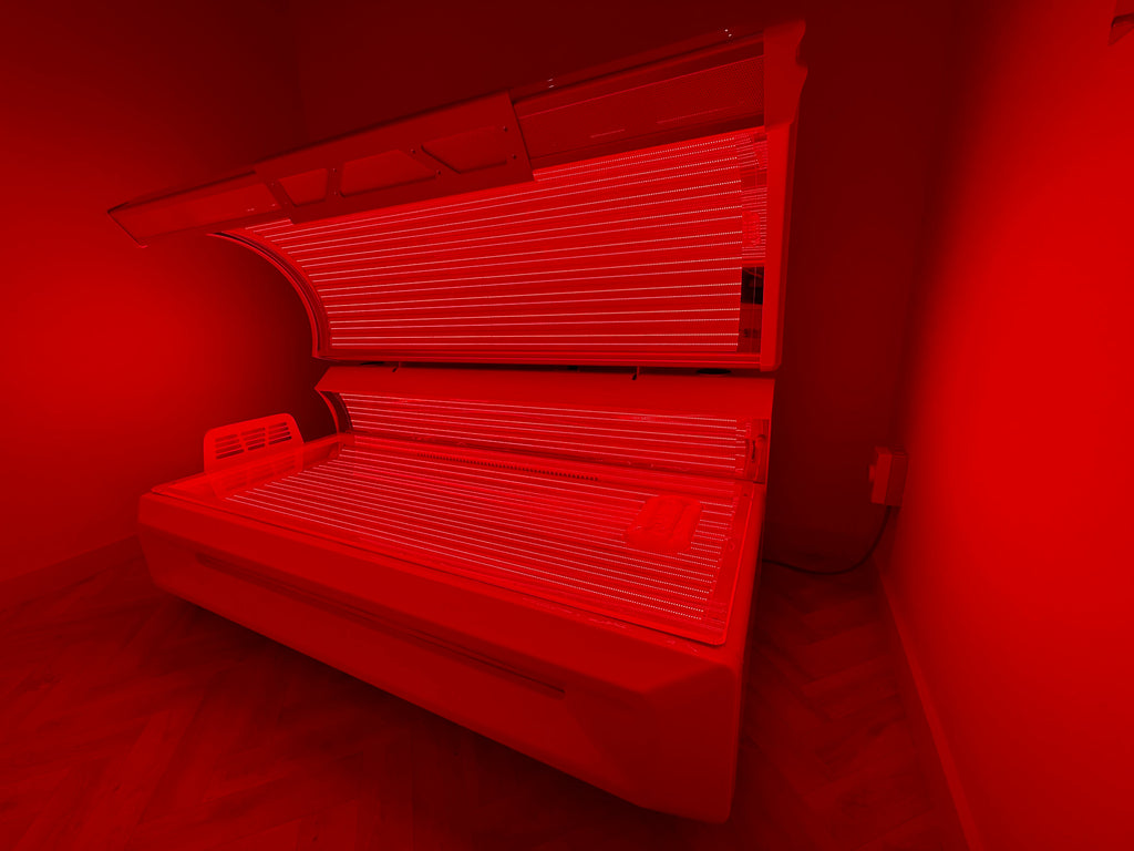 Zerava red light therapy pad used at home for pain relief and relaxation