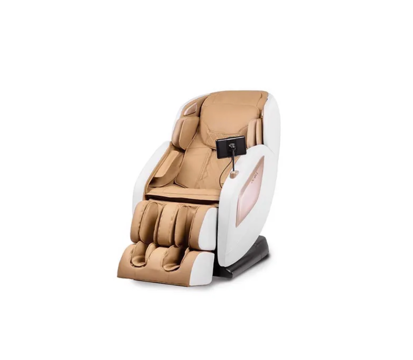 Zerava Beige massage chair on a white background