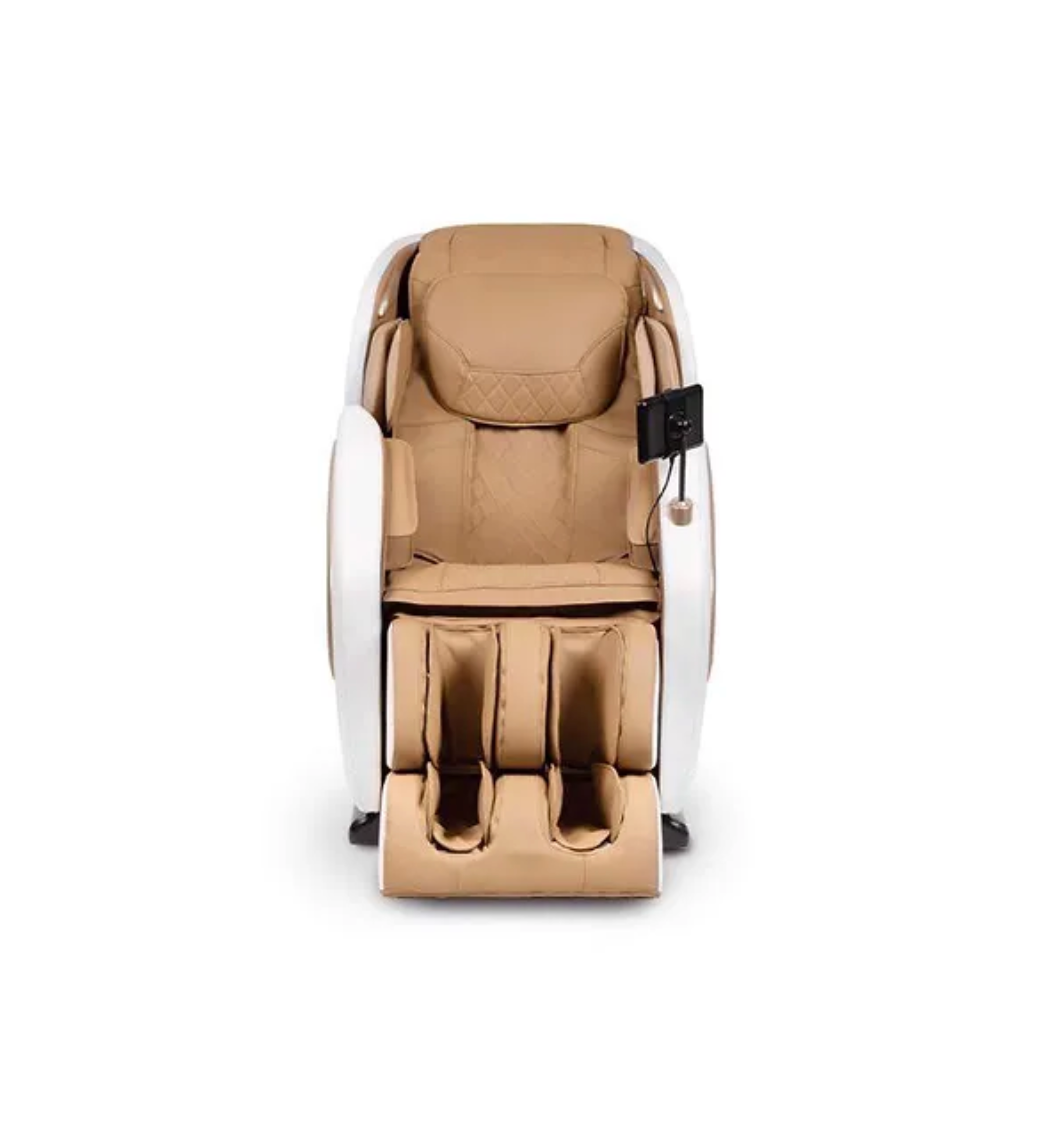 Zerava Beige massage chair on a white background
