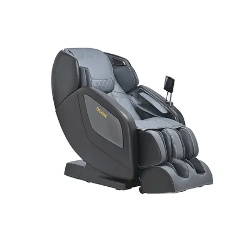 Zerava Grey massage chair on a white background