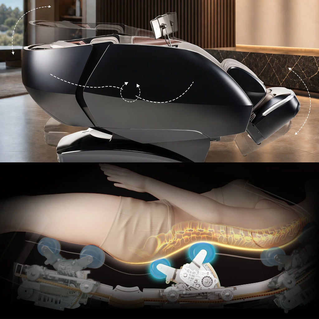 iRest Brillactiq A665 4D Full Body Massage Chair with Zero Gravity