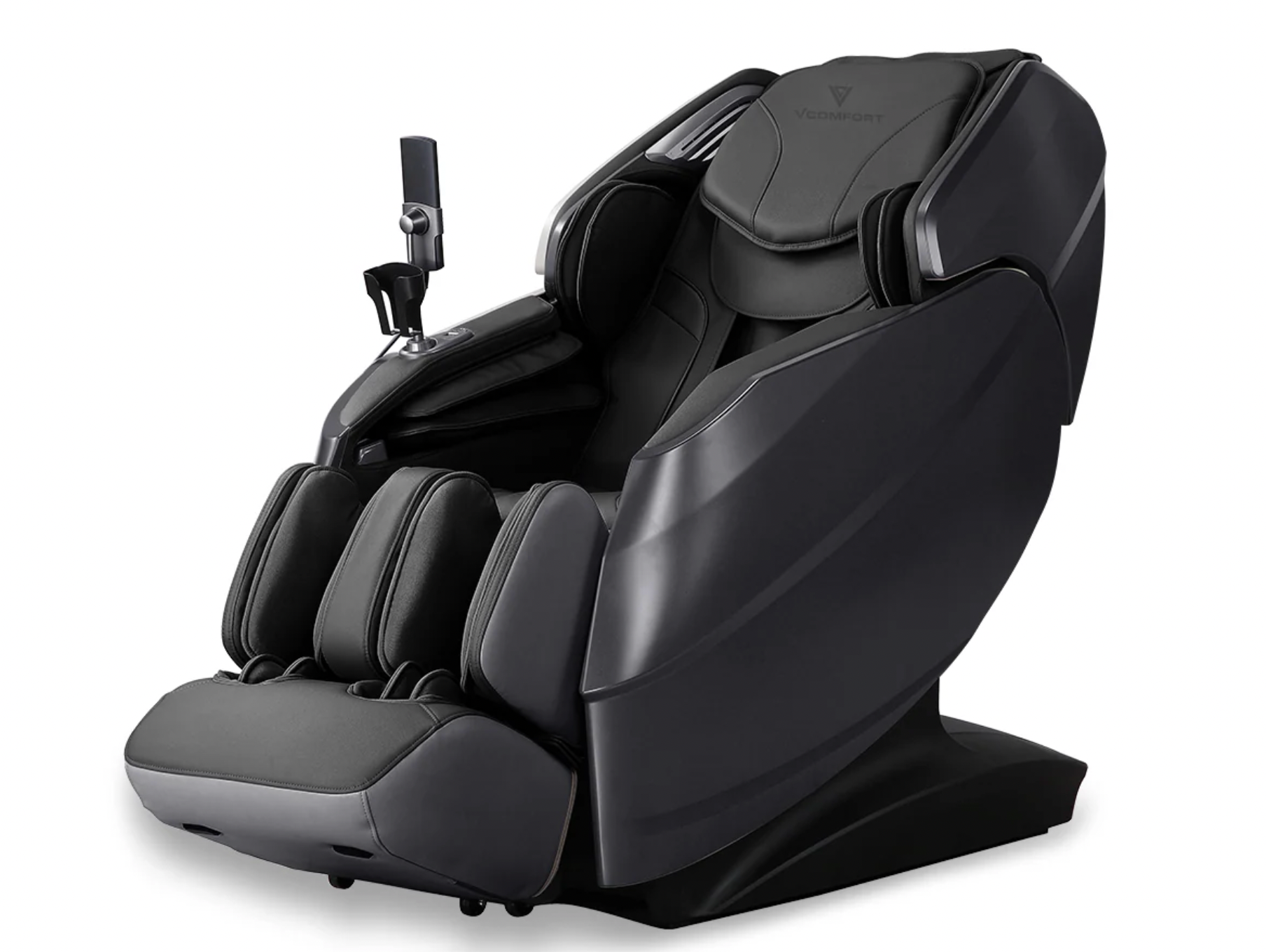 Zerava Black Primus 4D massage chair on a white background