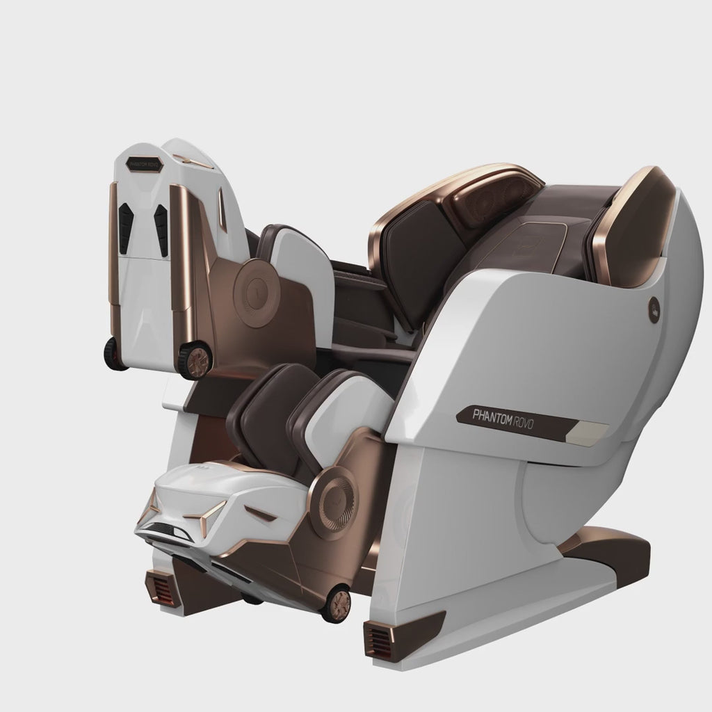 "Phantom Rovo 4D massage chair with zero gravity recline and smart controls"